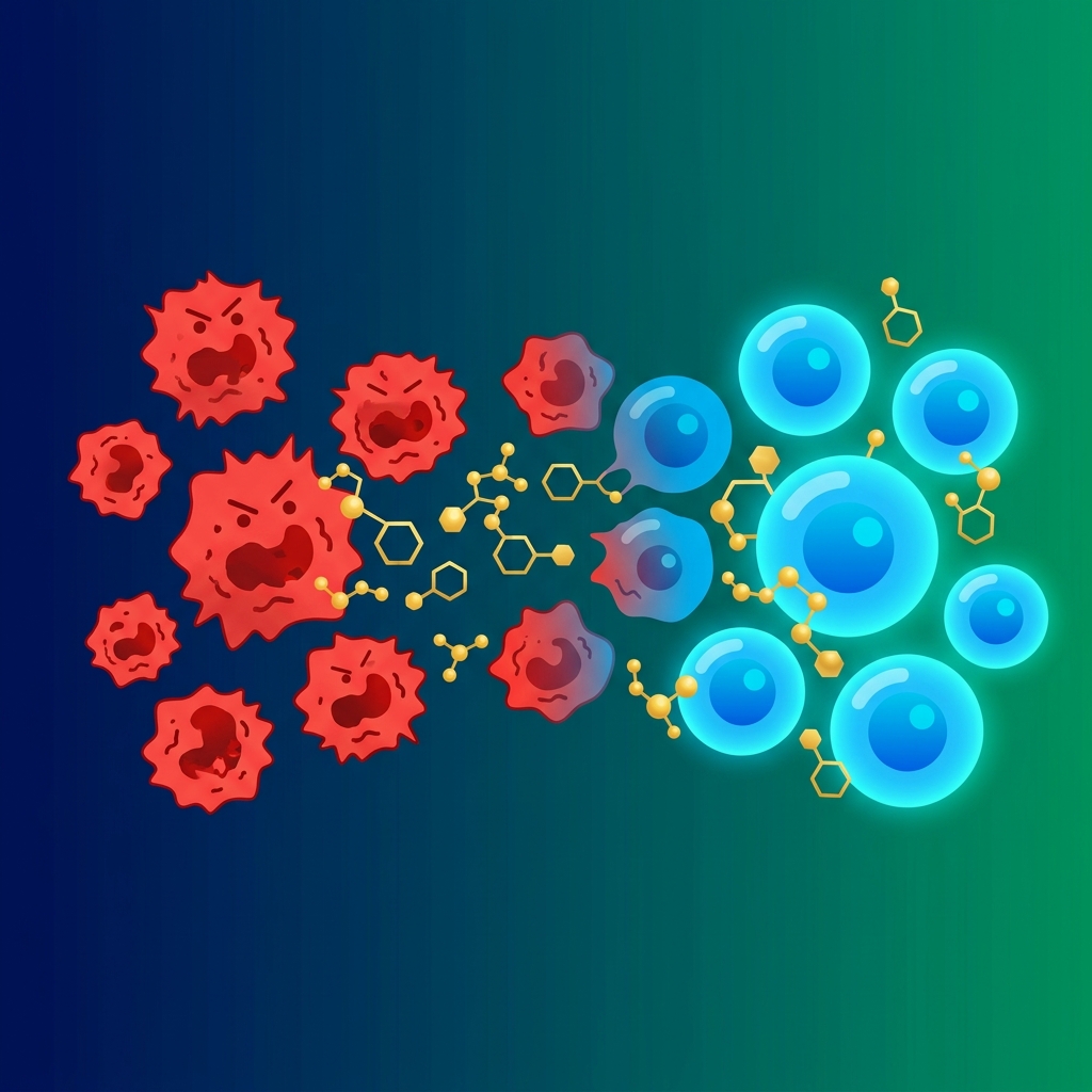 Efecto antiinflamatorio del omega-3 a nivel celular